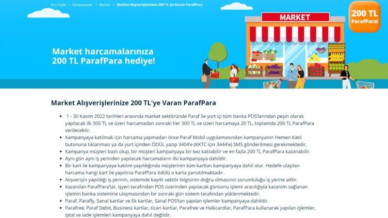 Kamu Bankasından Market Alışverişlerine Destek! 300 TL'lik Sepetinizin 200 TL'sini, Halkbank Ödeyecek! Son Başvuru Tarihi 30 Kasım 2022! 3
