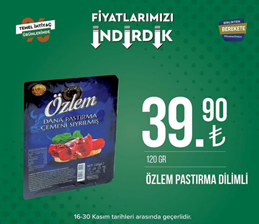 Tarım Kredi Markette DEV indirim yağmuru. 16-30 Kasım indirim kampanyasında SEPETLER DOLUP TAŞACAK. 2