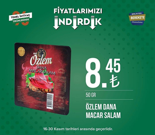 Tarım Kredi Markette DEV indirim yağmuru. 16-30 Kasım indirim kampanyasında SEPETLER DOLUP TAŞACAK. 3
