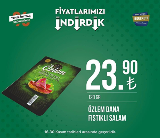 Tarım Kredi Markette DEV indirim yağmuru. 16-30 Kasım indirim kampanyasında SEPETLER DOLUP TAŞACAK. 5