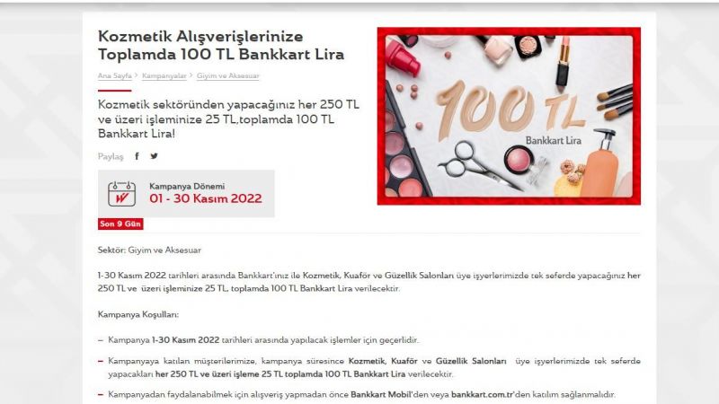 Tüketicilerin Dikkatine! Makyaj, Bakım Kremleri Ve Diğer Kozmetik Ürünleri İçin Ziraat Bankası'ndan Destek Yağacak! 100 TL'lik Para Hediyesi7 30 Kasım Tarihine Kadar Hesabınızda! 3