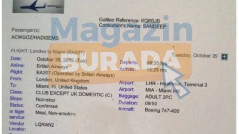 Aşk Üçgeni Oldu, Aşk Sarmalı! Reza Zarrab’la Hadise Cephesinde Olay Üzerine Olay Patladı! Önce Mesajlar, Şimdi Uçak Biletleri! “Ah Ebru, Ah…” 3