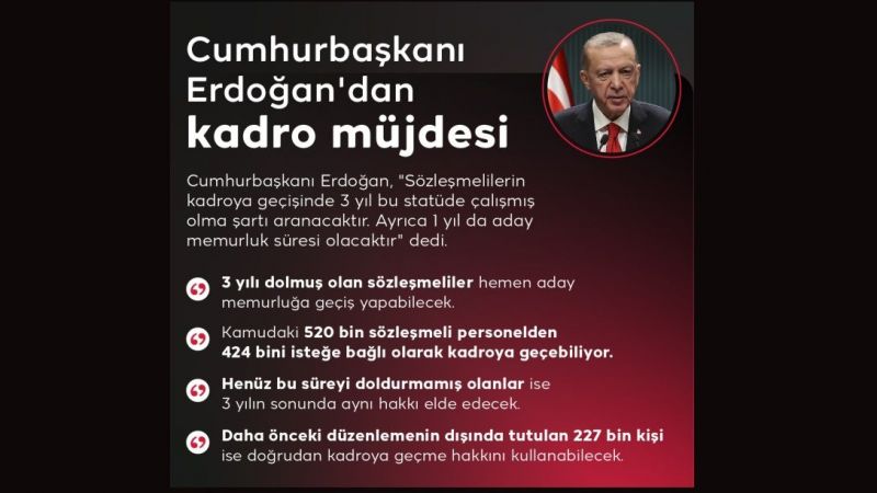 Çalışma ve Sosyal Güvenlik Bakanlığı Duyurdu! Kamuda 3+1 Memuriyet Dönemi İçin Tarih Netleşti! Sözleşmeli Personelleri İlgilendiriyor 4