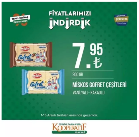 Gaziantepliler Tarım Kredi Markete Koşacak! Tarım kredi marketlerinde indirim yağmuru! 1-15 Aralık'ta Peynir, yağ, çay ve daha birçok üründe fiyatlar düştü! Bu fırsatı kaçıran pişman olur 8