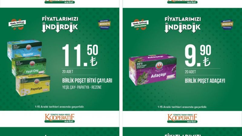 Gaziantep'te Bu Markette İNDİRİMLERİ DUYAN akın EDİYOR! Tarım Kredi Market'te Aralık Ayı İndirimler Devam Ediyor! Sosis 19 TL, Tavuk 32 TL, Süt 14 TL, Tuz 3 TL, Ayçiçek Yağı 135 TL! İndirimin Son Günü 15 Aralık! 4