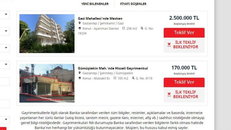Gaziantep'te 258 Metrekarelik Daire 2 Milyon 500 Bin TL'den Satışa Sunuldu! Ziraat Bankası İcralık Gayrimenkul Satışını Duyurdu! 3