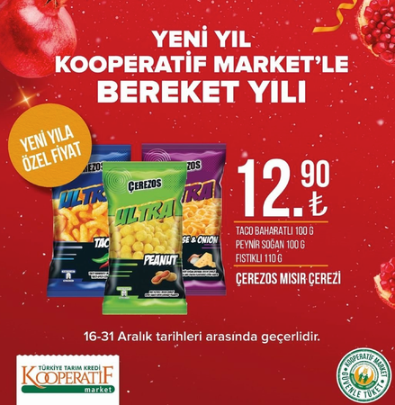 Gaziantep'te Yeni Yıl İndirimlerini Duyan Vatandaşlar Tarım Kredi Marketlere Akın Edecek! Tarım Kredi yeni yıl öncesi sürpriz indirimlerle geldi! Tarım Kredi Marketleri yeni yıl kampanyasında hangi ürünlerde indirim yap 12