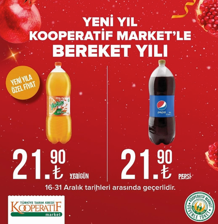 Gaziantep'te Yeni Yıl İndirimlerini Duyan Vatandaşlar Tarım Kredi Marketlere Akın Edecek! Tarım Kredi yeni yıl öncesi sürpriz indirimlerle geldi! Tarım Kredi Marketleri yeni yıl kampanyasında hangi ürünlerde indirim yap 17