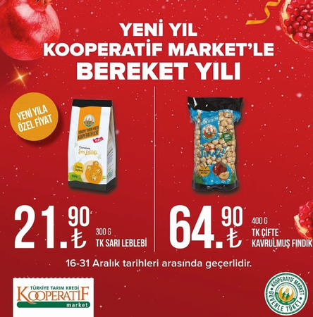 Gaziantep'te Yeni Yıl İndirimlerini Duyan Vatandaşlar Tarım Kredi Marketlere Akın Edecek! Tarım Kredi yeni yıl öncesi sürpriz indirimlerle geldi! Tarım Kredi Marketleri yeni yıl kampanyasında hangi ürünlerde indirim yap 20