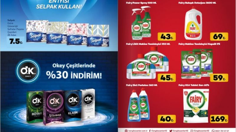 Gaziantep Cergibozanlar Market'te Sene Sonu Sürprizi! İndirim Füzesi Resmen Fırlatıldı! Peynir 57 TL, Sucuk 67 TL, Salam 23 TL, Ayçiçek Yağı 150 TL! Son Gün 1 Ocak 2023! 2