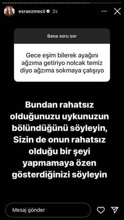 Gece Eşim Ayağını Ağzıma Getiriyor Dedi, Esra Ezmeci’den Yardım İstedi: “Ne Olacak Temiz Diyor…” Neler Oluyor? 4