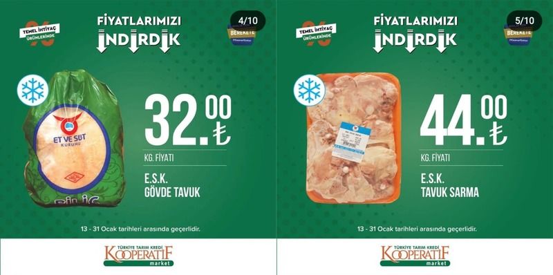 Tarım Kredi Kooperatifi indirimleri için Gaziantepliler acele edin: 32 TL’den tavuk, 54,90 TL’den köfte almak için sadece 3 gününüz var! İşte Tarım Kredi Kooperatifi indirimleri 1