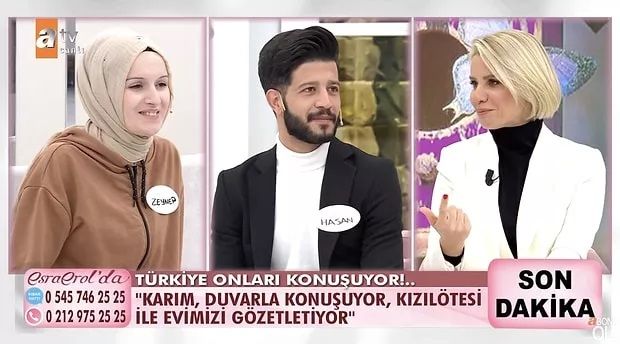 Esra Erol’da olmaz denilen her şey olmuştu; ancak böylesi hiç görülmemişti! Karısının duvardan iletişim kurduğunu iddia etti: “Benim kıskançlık seviyesi…” 2