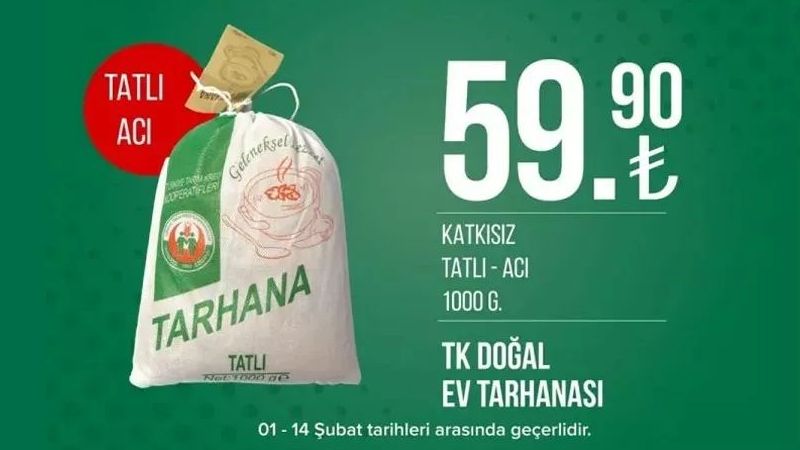 Gaziantepliler Tarım Kredi Markete Koşacak! 1- 14 Şubat Tarım Kredi Market Aktüel Ürün Kataloğu! Pirinç 17 TL, Salça 34 TL, Nohut 28 TL! Bu Fiyatlar Bir Daha Gelmez! 4