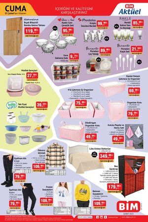 Gaziantep BİM raflarında indirime girmeyen ürün kalmadı! Ütüler, sehpalar, fritözler… Hepsi indirimde! İşte BİM’in cuma indirimleri 3