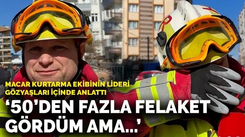 Enkazın Altından Küçük Bir Çocuğu Kurtaran Macar Kurtarma Ekibinin Lideri, Gözyaşlarını Tutamadı! 3