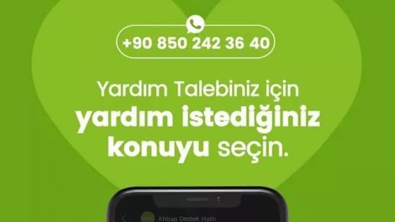 Ahbap Derneği O Numarayı Paylaştı! İsteyen Bağış Yapabilecek, İsteyen İse Destek Talep Edebilecek! 4
