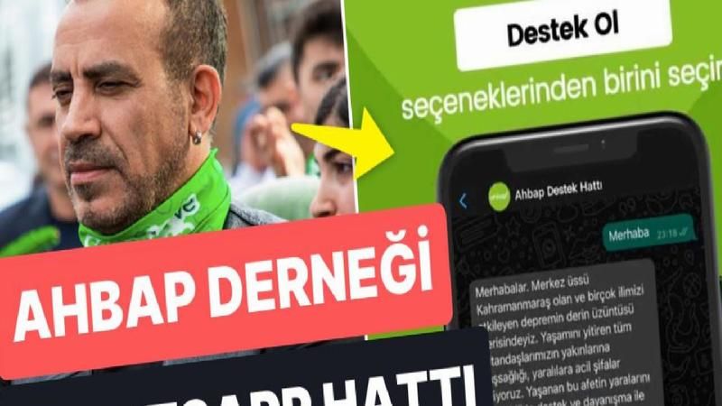 Ahbap Derneği O Numarayı Paylaştı! İsteyen Bağış Yapabilecek, İsteyen İse Destek Talep Edebilecek! 2