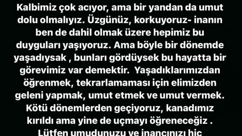 Esra Ezmeci, Psikolog Kimliği İle Seslendi: “Kırılan Kanadımıza Rağmen Uçmayı Öğreneceğiz!” 4