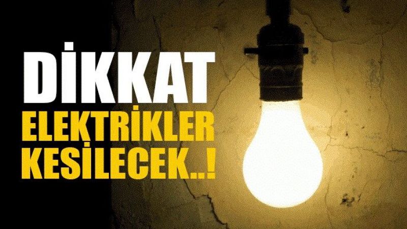 27 Şubat 2023 Gaziantep Elektrik Kesintisi Tam Liste! Gaziantep Elektrik Kesintileri Nerelerde Olacak? 1