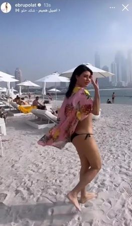 Kışın ortasında bikiniyi giydi, kamera karşısına geçti! Ebru Polat, sosyal medya gündemini komple değiştirdi: “Efsane geri döndü…” 3