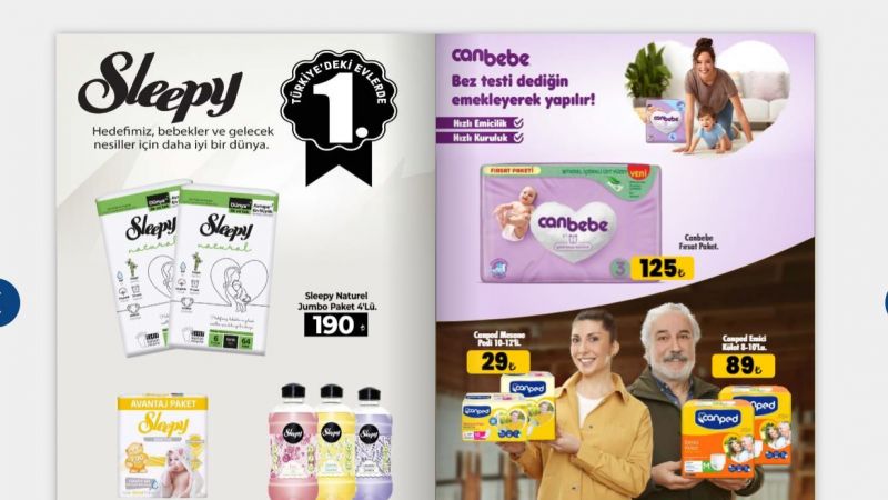 Cergibozanlar Market'te Hijyen İndirimi! Temizlik Malzemeleri, Deterjanlar, Havlu Kağıtlar Yok Pahasına Satışta! Son Gün 12 Mart! 2