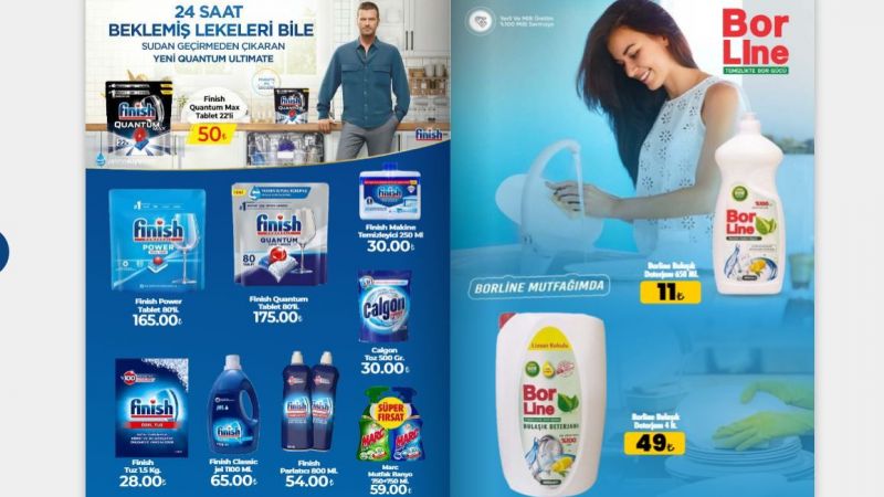 Cergibozanlar Market'te Hijyen İndirimi! Temizlik Malzemeleri, Deterjanlar, Havlu Kağıtlar Yok Pahasına Satışta! Son Gün 12 Mart! 3