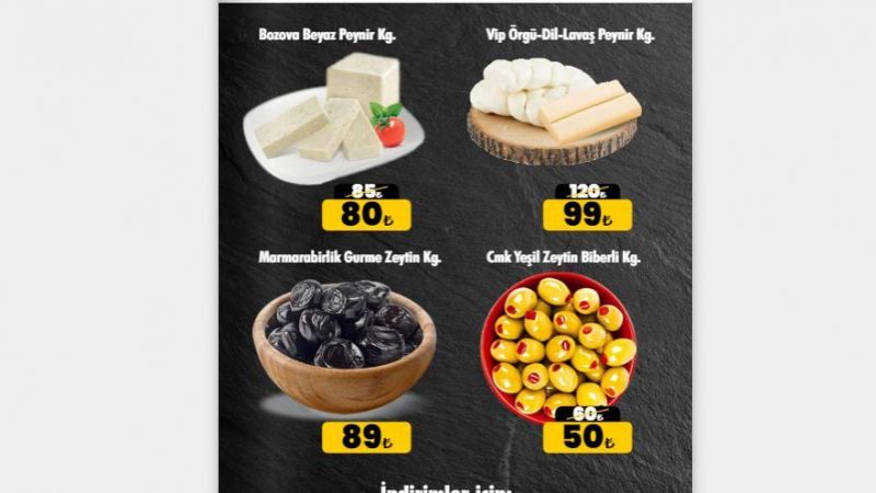 Cergibozanlar Market'ten Son Çağrı! Buzdolaplarınızı Dip Fiyatlardan Doldurmanız İçin Son 2 Gün! Bu Fiyatlar Bir Daha Gelmeyecek! 2