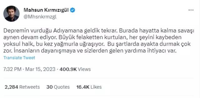 Mahsun Kırmızıgül Adıyaman’a geri döndü: “Burada sanki hayat durmuş!” 3