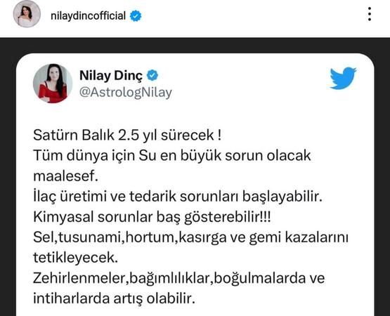 Ünlü Astrolog Nilay Dinç, Tahmini İle Yine Şaşırttı! O İlçede Binalar Sular Altında Kaldı! 3
