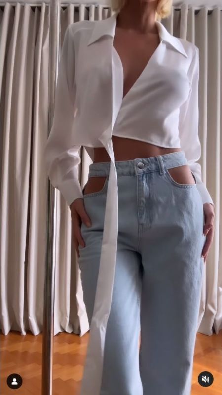 Didem Soydan kameralar karşısında GİYİNDİ! Derin yırtmaç, göğüs dekoltesi, süper mini… İşte çekimden muhteşem kareler! 4