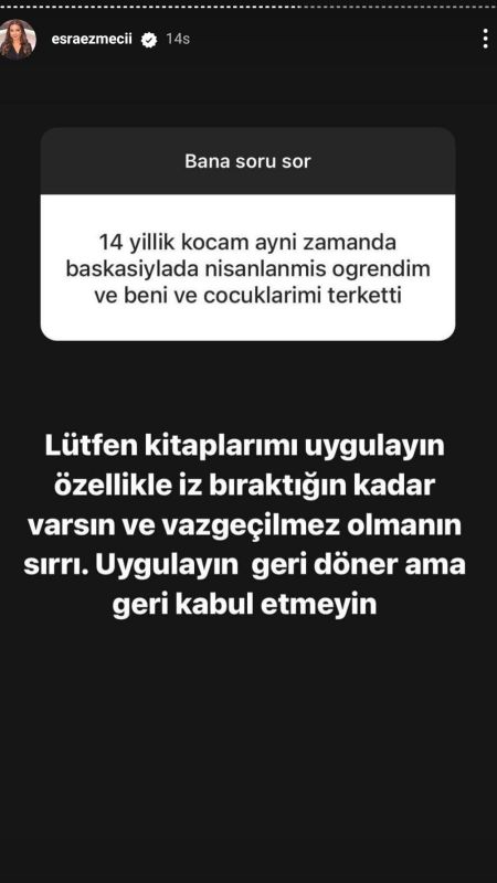 14 Yıllık Kocası, Başkası İle Nişanlandı! Sosyal Medya Kullanıcısı Neye Uğradığını Şaşırdı! Esra Ezmeci'nin Verdiği Tavsiye Dikkat Çekti! 3
