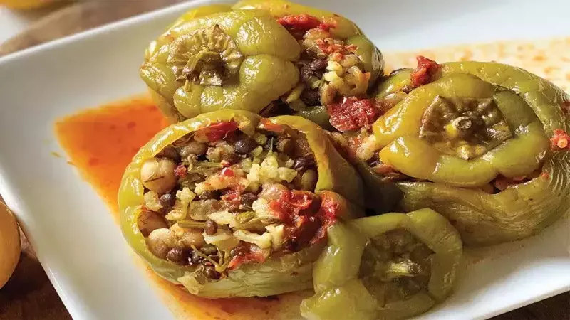 Antep Usulü Biber Dolma Yemeği Tarifi, Antep Usulü Biber Dolma Nasıl Yapılır? Evde Antep Usulü Biber Dolma Yapılışı 2