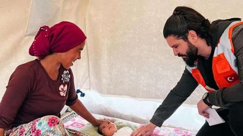 Tolgahan Sayışman Ramazan Bayramı’nı depremzedelerle geçirdi! Ünü oyuncu, Hatay’da çocuklarla ilgilendi! 2