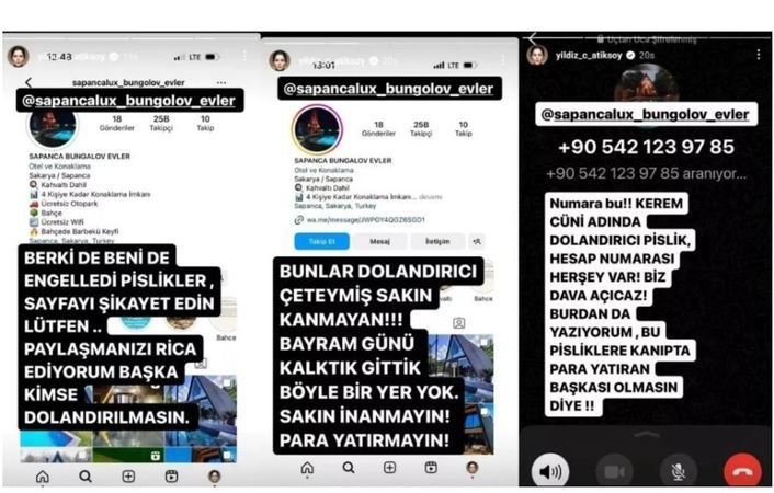 Ünlü çift dolandırıldı! Yıldız Çağrı Atiksoy ile eşi Berk Oktay bayramda sahtekarların ağına yakalandı! 2