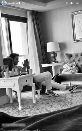 İrem Derici’nin aşk dolu otel pozu! Sevgilisini şımarttı “Bayram manzaram” 2