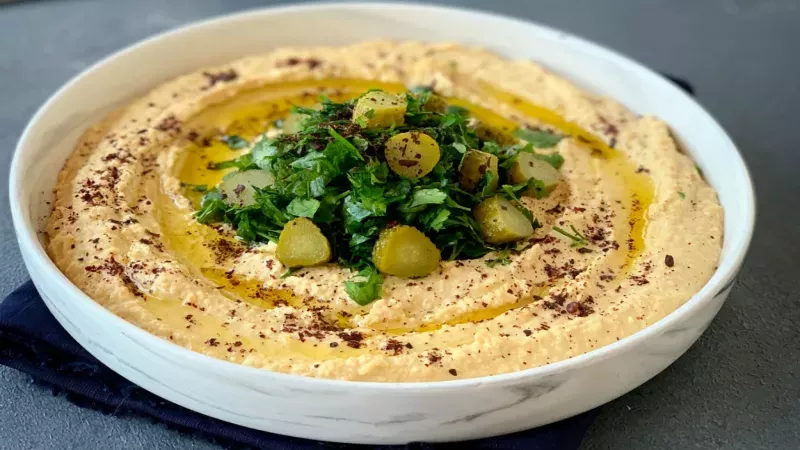 Antep Usulü Humus Yemeği Tarifi, Antep Usulü Humus Nasıl Yapılır? Evde Antep Usulü Humus Yapılışı 2