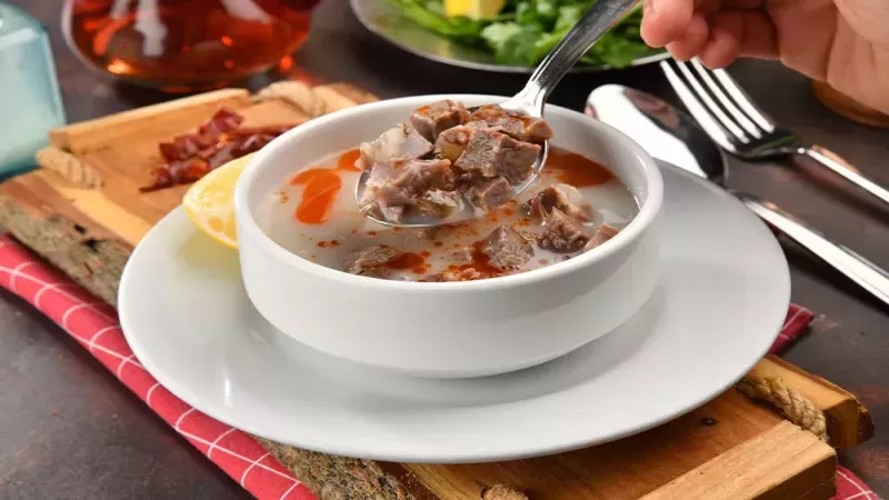 Antep Usulü Kelle Paça Çorbası Tarifi, Antep Usulü Kelle Paça Nasıl Yapılır? Evde Antep Usulü Kelle Paça Yapılışı 2