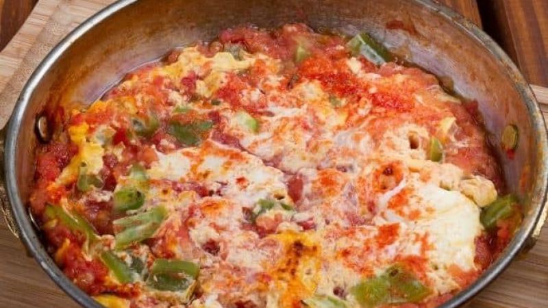 Antep Usulü Menemen Yemeği Tarifi, Antep Usulü Menemen Nasıl Yapılır? Evde Antep Usulü Menemen Yapılışı 2