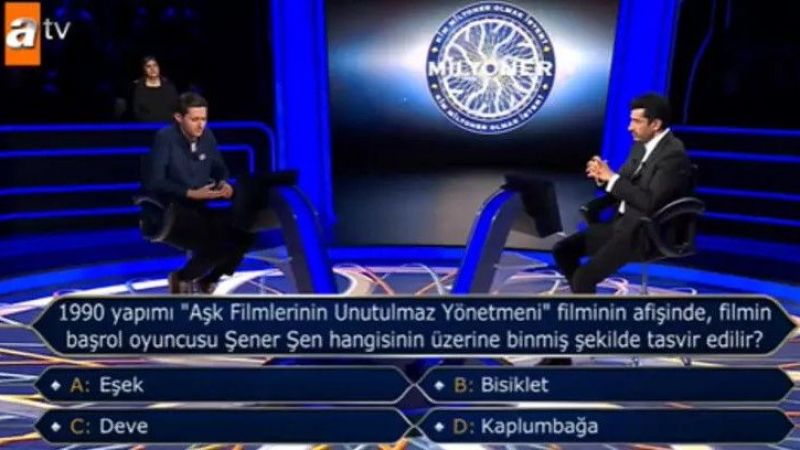 Kim Milyoner Olmak İster'de heyecan doruktaydı! 20 yaşındaki yarışmacı 400 bin lira… 2