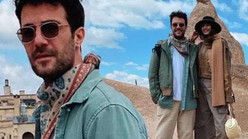 Mutlulukları gözlerinden okunuyor! Lider Şahin ve Ecem Çırpan'ın Kapadokya tatili… 2