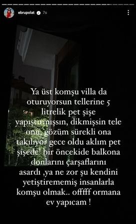 Ebru Polat'ın Komşu İsyanı! İsim Vermeden Ünlü Oyuncuya Gönderme Yaptı: Kimse Komşuların Uyuyup Uyumadığını Düşünmüyor! 3