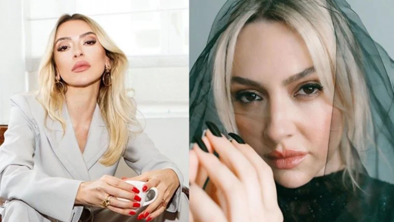Azerbaycan'da Hadise rüzgarı esti! Beyaz dekolte tulumu içinde nefes kesti! 1