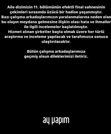 Aile Dizisinin Setinde Korkunç Patlama! Nejat İşler'in Sakalı, Canan Ergüder'in Saçı Yandı! 2