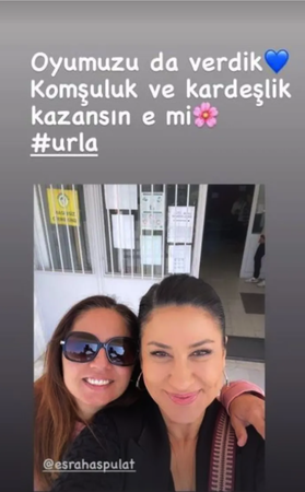 14 Mayıs seçiminde ünlü isimler sandıkta! Hadise, İrem Derici, Pınar Altuğ gibi isimler erkenden sandığa gidenler arasındaydı. İşte ünlüler ve sandık pozları... İşte o pozlar 4