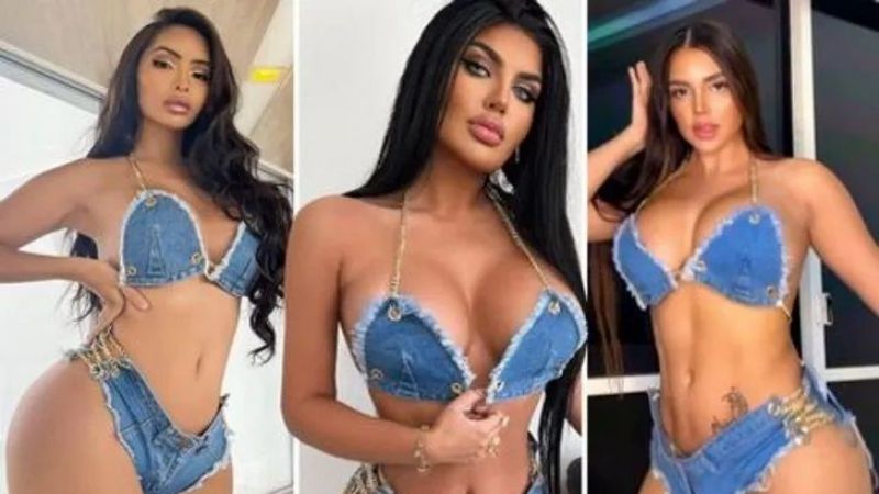 Yeni sezonun bikini modası çığır açtı! Kot bikinisini giyen TikTok’a koştu! 1
