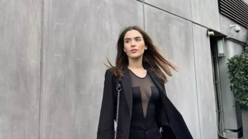 Tozluyaka’nın Hazal’ı Çağla Şimşek süper minisi ile hayranlarını büyüledi! Peş peşe dekolteli pozlarıyla baş döndürdü! 2