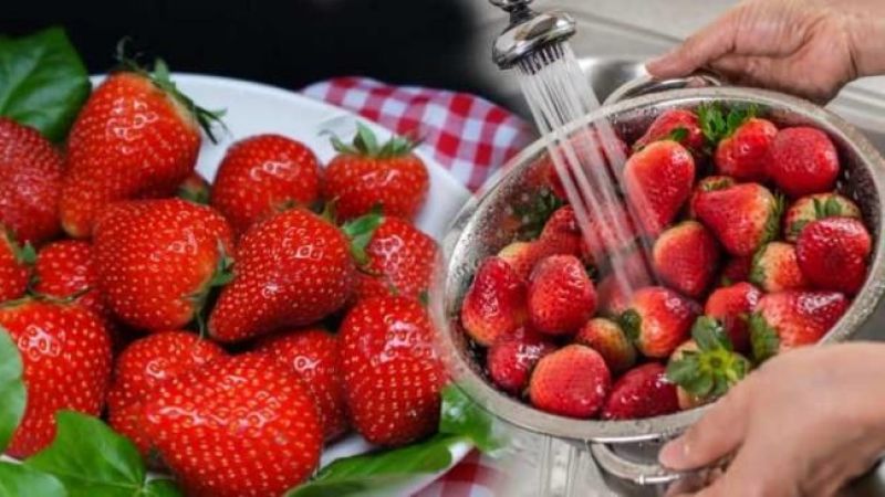 Çilekleri doğru temizle, besin değerlerini koru! 3