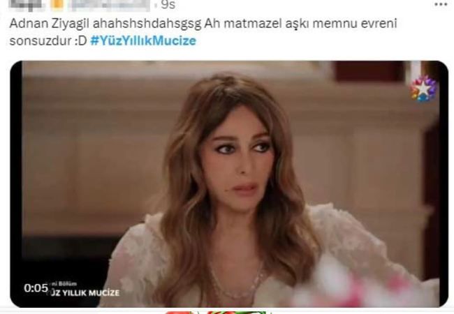 Yüz Yıllık Mucize’nin Süreyya’sı, Aşk-ı Memnu’nun Adnan’ına gönderme yaptı! Matmazel sahalara döndü! 2