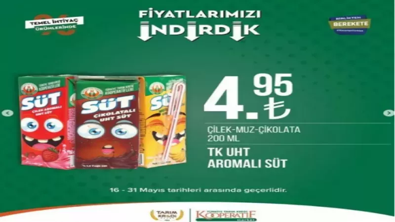 Tarım Kredi Marketleri "fiyatları indirdik" diye duyurdu: İşte indirime giren o ürünlerin listesi 11